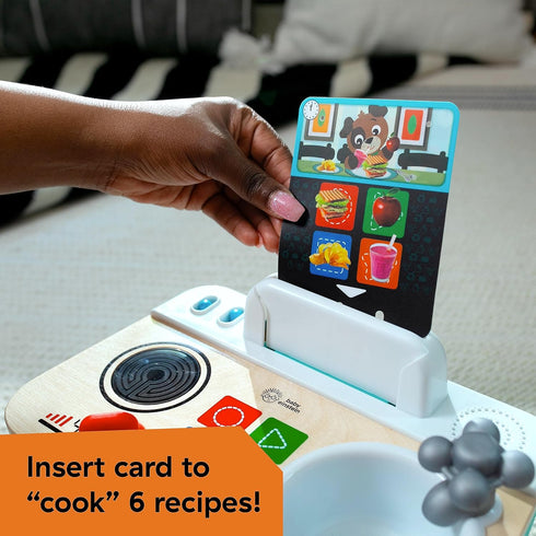 Baby Einstein + Hape Magic Touch Kitchen Pretend to Cook Toy with Real Sounds and Music, Ages 9 Months+