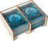 The Broken Token Mysterium Compatible Game Organizer, Wood Storage Box with Multiple Trays
