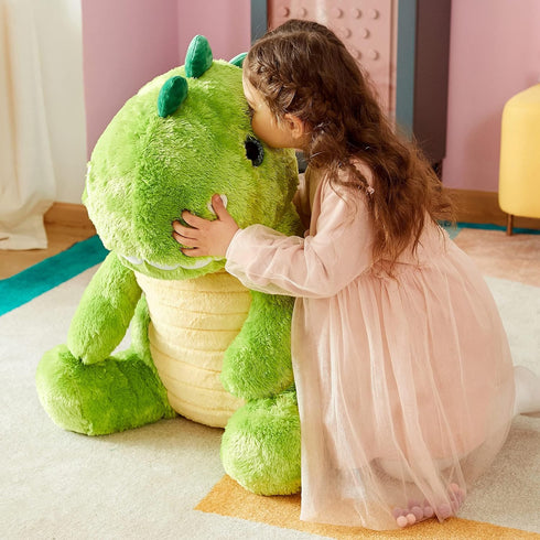 IKASA Large 23" Dinosaur Stuffed Animal Plush Toy, Giant Cute Jumbo Soft Toy for Kids