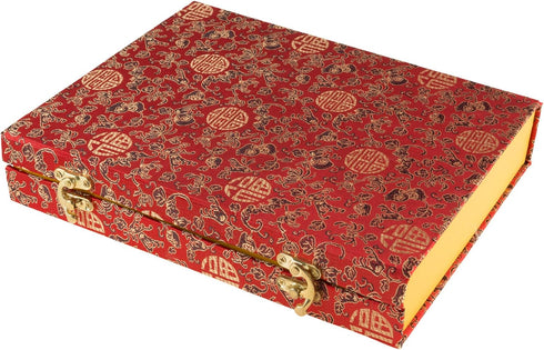 Hey! Play! Chinese Mahjong Game Set - 146 Tiles, Dice, Ornate Storage Case for Adults and Kids