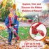 Kids Weed Trimmer Toy, Toddler Gardening Tools with Lights and Sounds, Includes Mask, Safety Goggles, Earmuffs