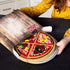 Playset 4 140 3-in-1 Let's Make a Pizza - Pretend Food with Wooden Pie Slices, Felt Toppings, Wood Roller