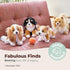 13 Inch 3-14 Bearington Rudy The Pomeranian Plush, Pomeranian Stuffed Animal, for Ages