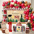 YJDFWAUT 1st Lumberjack First Birthday Decorations, Lumberjack Birthday Party Supplies, Buffalo Plaid Monthly Photo
