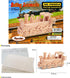 Puzzled 3D Puzzle Rolling Locomotive Train Wood Craft Model Kit, Fun & Educational DIY Wooden Toy, 30 Pieces Pack