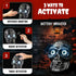 Sound Activated Skull with Light Up Eyes and Creepy Sounds, Halloween Party Prop Decoration
