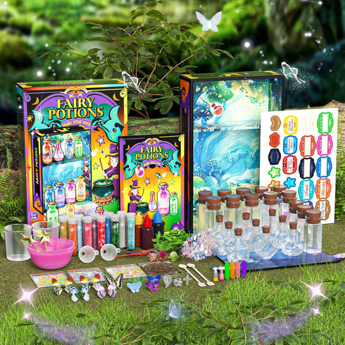 GORISPI 22 6 7 8 9 10 12+ Magic Potion Kit for Girls - Fairy Potions Kit Potions Magic Mix Kit for Kids Years Mystery
