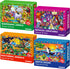 QUOKKA 100 Piece Puzzles for Kids Ages 4-6 - 4 Jigsaw Puzzles