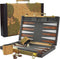 Backgammon, Backgammon Sets for Adults, 15" Leather Travel Backgammon Sets - Classic
