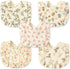 Zainpe 5Pcs Snap Muslin Cotton Baby Drooling Bibs with Flounce Lace Absorbent