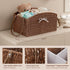 HBlife Diaper Caddy Organizer, Large Hand-Woven Storage Basket for Diapers & Baby Essentials - Elegant Curved Design