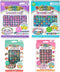 Rainbow Loom Beadmoji 4 Pack Bundle: Besties, Good Vibes, Sweets, Trendy - 4 Rubber Band DIY Charm Kits