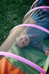 Pacific Play Tents Kids Peek-A-Boo I See You 6 Foot Crawl Tunnel, Multicolor & Mesh