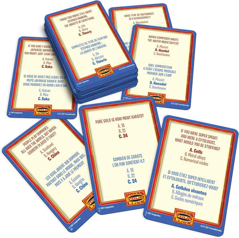 PRESS YOUR LUCK Game Box - Trivia, Tactics, Choices, & Chances - Classic TV Game Show for Family & Friends