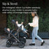 UPPAbaby Cup Holder for Vista, Cruz, Minu Strollers - Quick, Intuitive Attachment + Removal - Securely Holds Various