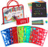 Kipipol 63 Pcs Drawing Stencils for Kids Ages 4-8 - 8-12 and