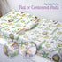 Grow Wild 3 Pack 3 Pack Crib Sheets and Changing Pad Covers Bundle - Soft & Stretchy Jersey Cotton - Safari Animals