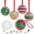 READY 2 LEARN Create Your Own Sequin Ornaments, Set of 6 Christmas Crafts for Kids, All Materials Included