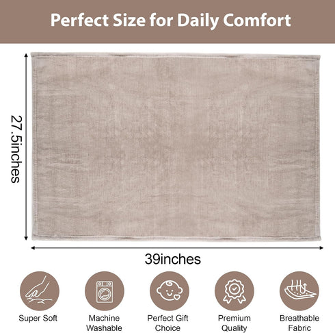 Cozy 28" 40" Ababy Fleece Baby Blanket, Ultra Soft Baby Blankets for Girls Boys, Fluffy Infant Toddler Newborn