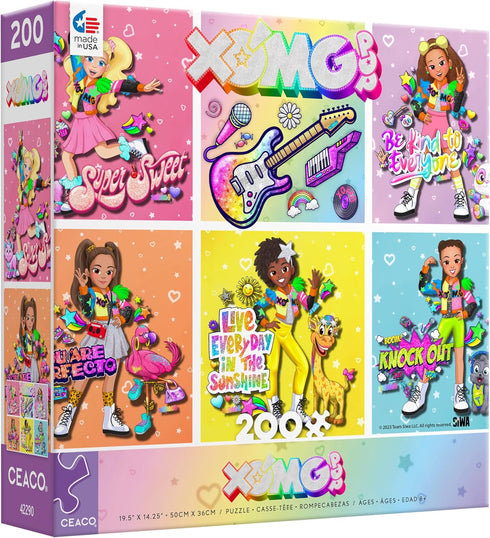 Ceaco XOMG POP! Party Like A Pop Star - 200 Piece Jigsaw Puzzle for Fun
