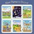 39 Pcs Magnetic Portable Playboard Solar System Planet Educational Teaching Playset
