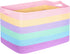 MINTWOOD Design Extra Large Blanket Basket Holder, Living Room Towel Shoe Basket, Rectangle Rope Woven Storage Baskets
