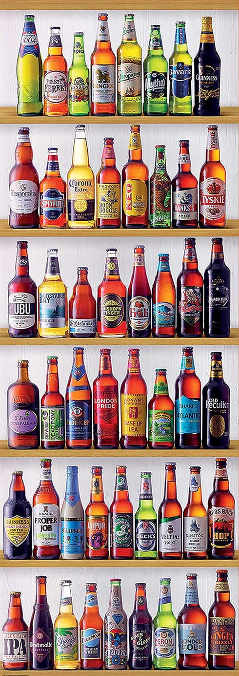 Educa Beers of The World Panorama Puzzle - 2000 Pieces, Multicolor (18010)