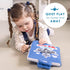 Curious Columbus Quiet Book - Away We Go Busy Book for Toddlers, Montessori Airplane Travel Toy for Preschool and Early