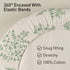2 Pack, Set, 360 Muslin Bassinet Fitted Sheets Soft Breathable Cotton Baby Bassinet Mattress Sheet Elastic Snug Fit