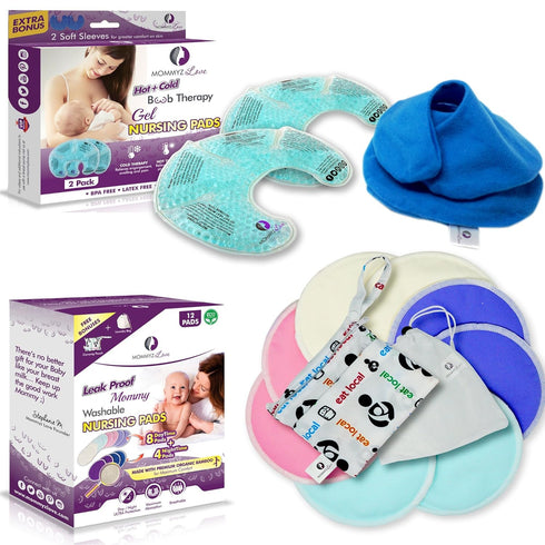 Nursing Mom Basic Kit - Gel Nursing Pads for Hot and Cold