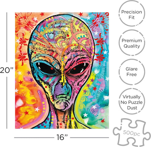 AQUARIUS - Dean Russo Alien 500 Piece Jigsaw Puzzle
