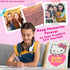 Hello Kitty A5 DIY Journal Kit for Girls Teens Kawaii Spiral Notebook Hair Clips Keychain Bookmark Stickers Cute Stuff