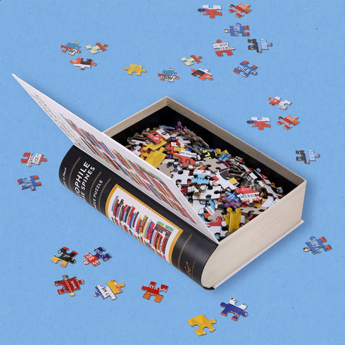 CHRONICLE BOOKS Bibliophile Diverse Spines, 500-Piece Puzzle
