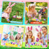 OCTERIC 360Pcs 2.3" Easter Eggs, Fillable Pastel Colors Plastic Easter Eggs Empty for Easter Hunt, Easter Basket