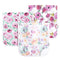 Copper Pearl Premium Baby Burp Cloths - 3-Pack Large Cotton Burp Cloths,