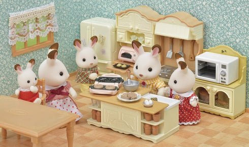 Set Sylvanian Families Island Kitchen Furniture - EPOCH