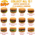 Stretcheez Hamburger Play Food for Kids, Stretchy Pretend Food & Toppings, Mix & Match Sets for Role Play