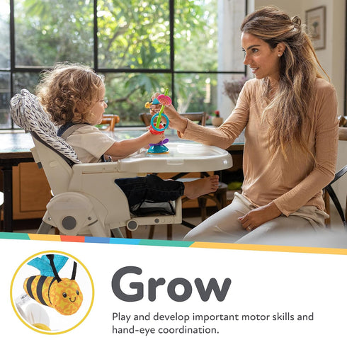 Nuby Buzzy Blossoms - Interactive High Chair Toy with Suction Base for Early Development