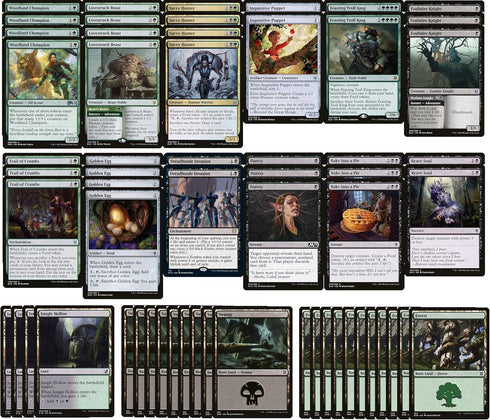 Elite Food Token Deck - Black Green - Modern Legal - Custom Built - Magic The Gathering - MTG - 60 Card