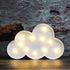 White LED Cloud Marquee Signs, Light Up Cloud Decorative Signs for Nursery Room Night Light, Baby Shower Decor