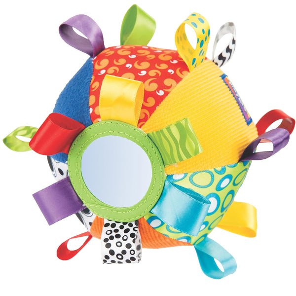 Playgro Kick & Play Loopy Loops Ball, Interactive Sensory Development Toy for Babies 3+ Months
