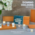 Set 4 Queensell Domino Holders for Mexican Train - Domino Trays of - Mexican Train Accessories - Domino Racks from