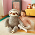 30 inches) IKASA Large Sloth Stuffed Animal Plush Bradypode Toy for Children (Gray