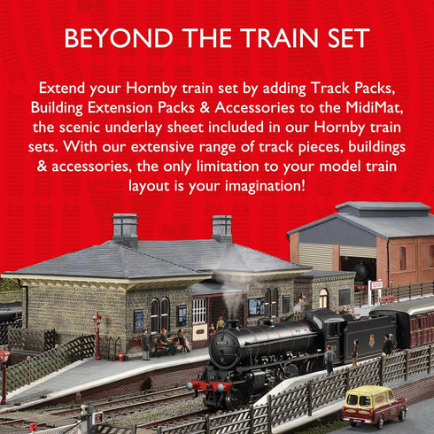 HORNBY R8206 Hobby Train Tracks - Power Track Straight Track Pieces - Small Scale Model Accessories for Train, Electric