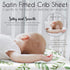 Sweet Jojo Designs Green Boho Floral Leaf Boy Girl Gender Neutral Unisex Baby Satin Fitted Crib Sheet Infant Newborn