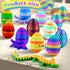 12PCS 3D Impossmaker Easter Printed Dragon Eggs with Dragon Inside, Unique Fun Gifts Cool Stuff Cool Gadgets for Men