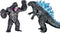TwCare Set of 2 Godzilla vs King Kong Figures - Movable Joints Action Movie Series Soft Vinyl Toys