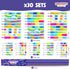 Pack 30 BONNYCO Pop It Bracelets and Keychains Kids Party Favors. Goodie Bags Stuffers for Kids, Fidget Toys Pop Its