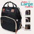 SnuggyBaby. Backpack SNUGGY BABY Diaper Bag with Changing Station, Diaper with Changing Pad, Portable Diaper Organizer