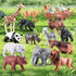 41Pcs Safari Animals Figures Toys, Realistic Jumbo Wild Animals Figurines, Educational Toys for Kids and Toddlers